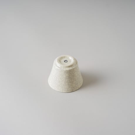 南景製陶園 / 高台碗 / 白 / 墨貫入
