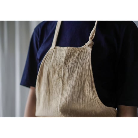 MARU TO / Packable Apron / peanuts
