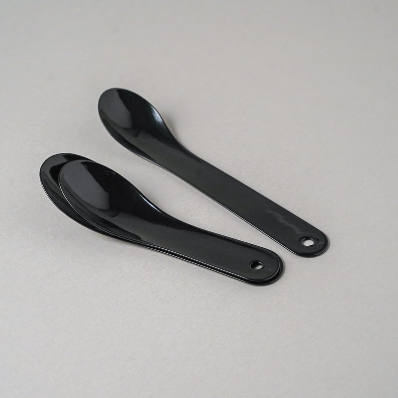 SARO / 琺瑯レンゲ / BLACK | cont _ sheepstore