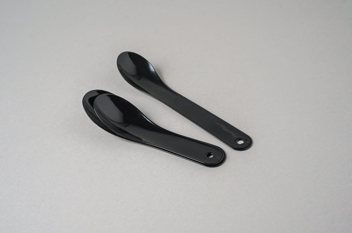 SARO / 琺瑯レンゲ / BLACK | cont _ sheepstore