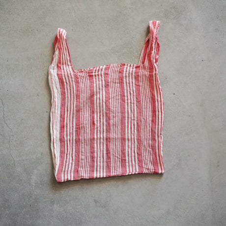 cont original shopping bag ( red / stripe 3 )