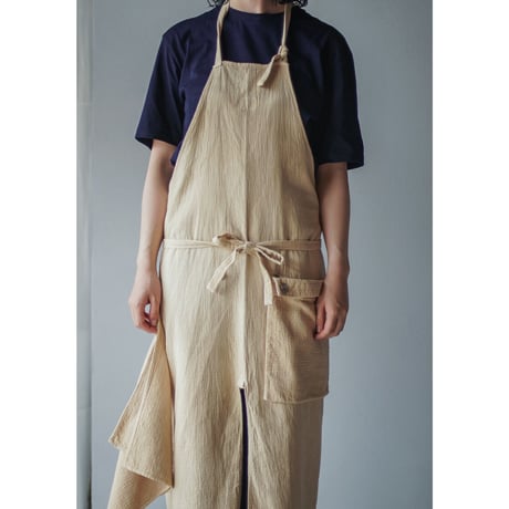 MARU TO / Packable Apron / peanuts
