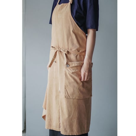 MARU TO / Packable Apron / cacao husk