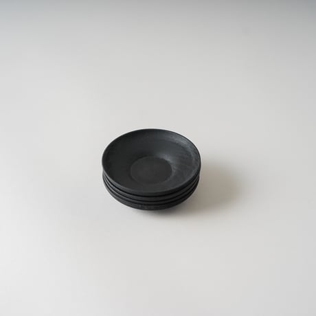南景製陶園 / 茶托 / 墨黒