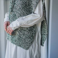 MARU TO / Handknit Cable Vest (2022AW) / MIX