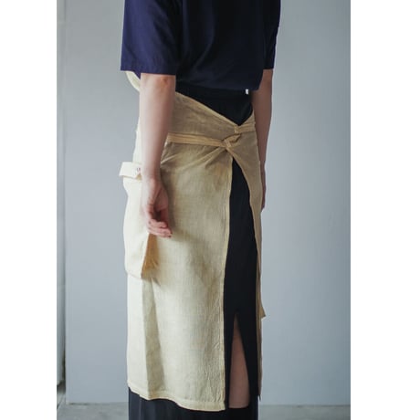 MARU TO / Packable Apron / peanuts