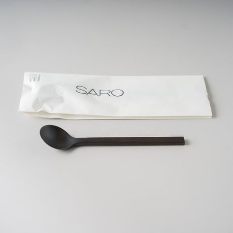 SARO / 木製スプーン・小（拭き漆）/ Black