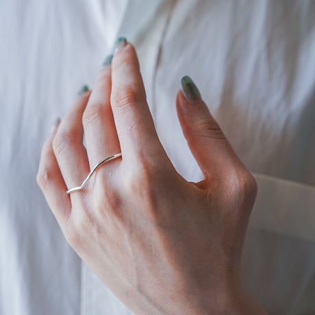 SO/OBJECTS / W ring (silver)