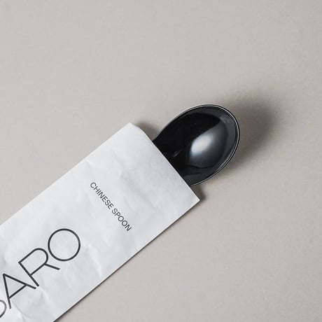 SARO / 琺瑯レンゲ / BLACK