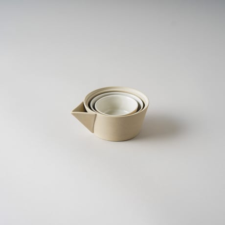 南景製陶園 / 入子茶器 / 白練
