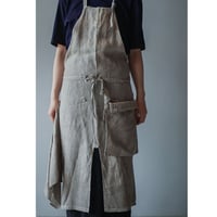 MARU TO / Packable Apron / logwood / cont別注