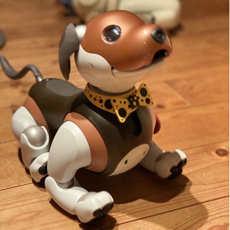【受注製作品】aiboの蝶ネクタイカラー／水玉