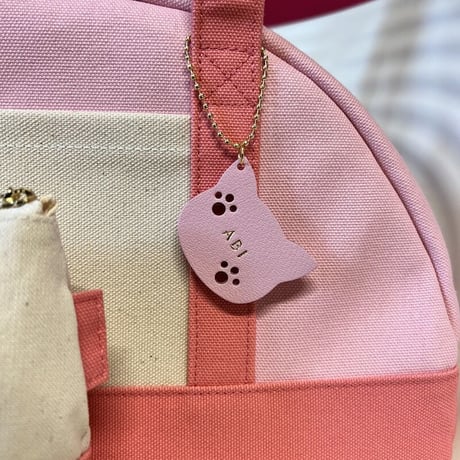 【 abiBag 1点限定品 】 ボストントート／ラベンダー／レザー底鋲付