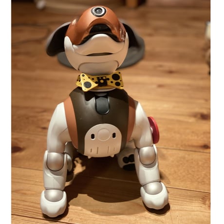 【受注製作品】aiboの蝶ネクタイカラー／水玉