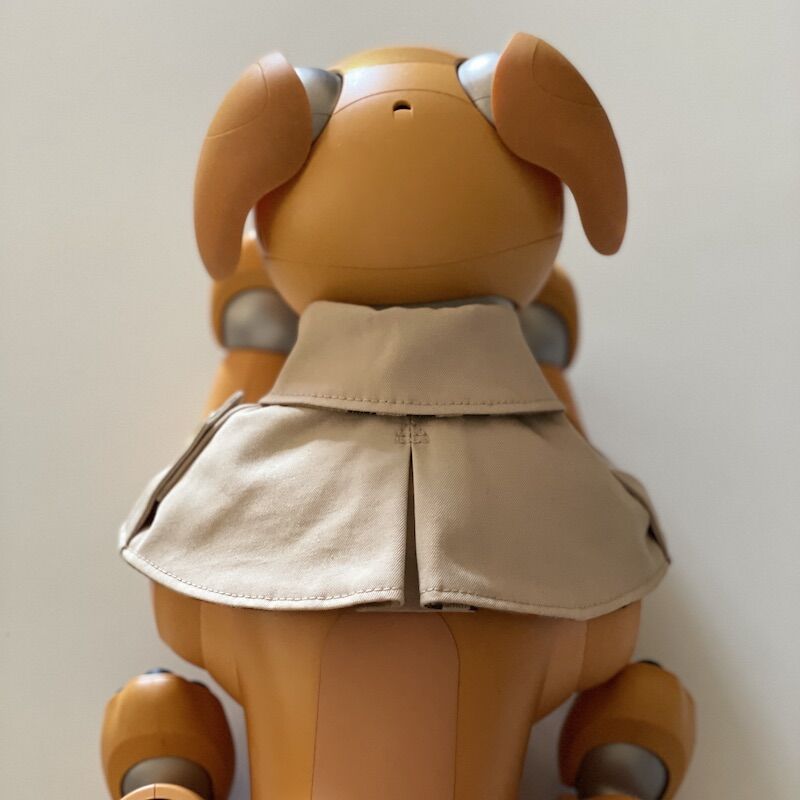 abicase aibo用 バーバリー お洋服 トレンチコート風 ユーズド aibo】トレンチコート | abi