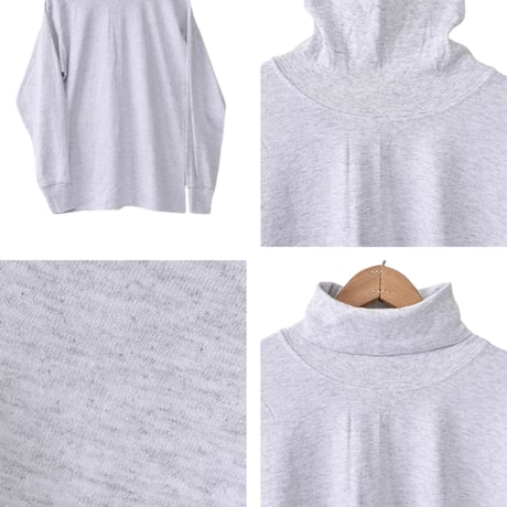 LIFE WEAR inc Made in U.S.A "turtle neck L/S tee"(unisex)