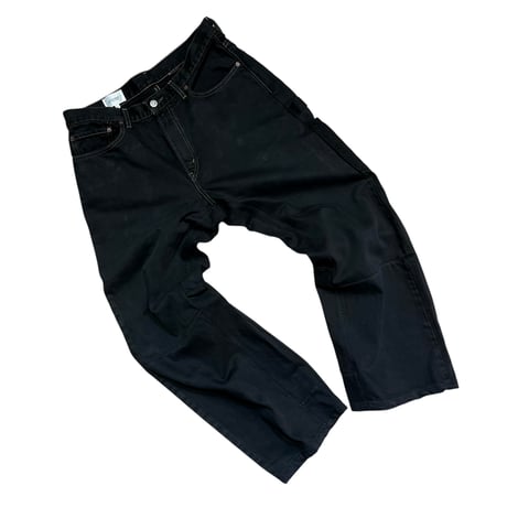 yoused "double black painter pants" (dbl black) size.2B unisex
