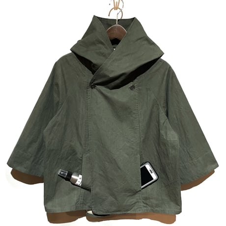 SlowHands”RCL tent marine food jacket"(olive)women's