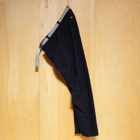 SlowHands”nylon stretch jogger pants"(navy)unisex
