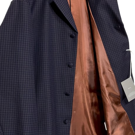 amne "GUNCLUB”modern jacket (navy)unisex