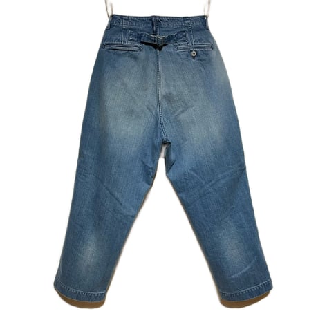H.UNIT "13oz denim work trousers" indigo custamize (unisex)