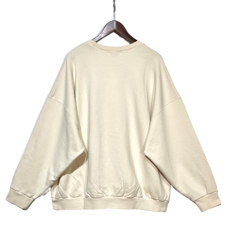 CAERULA PER LIGHTS"french terry crew sweat"(natural)unisex