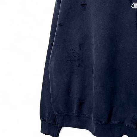SUBTLE Re label "used damage sweat" (unisex) D