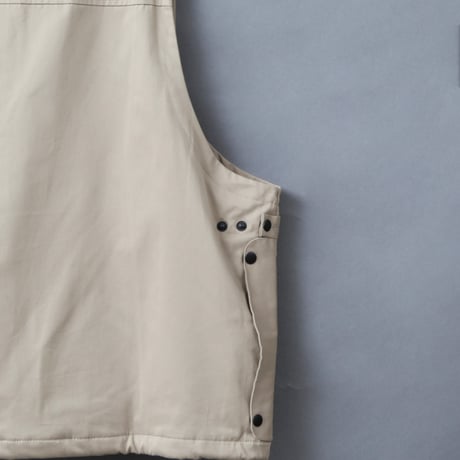 PORTRAITE"over vest"(cotton twill ivory)unisex