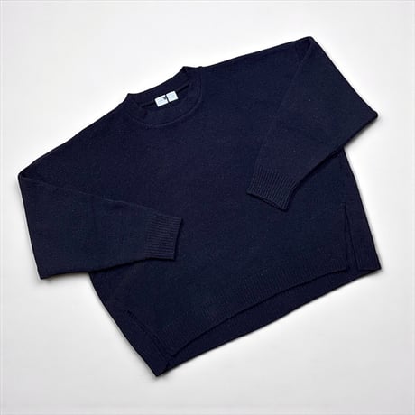CAERULA PER LIGHTS"jazznep crew knit”(navy)unisex