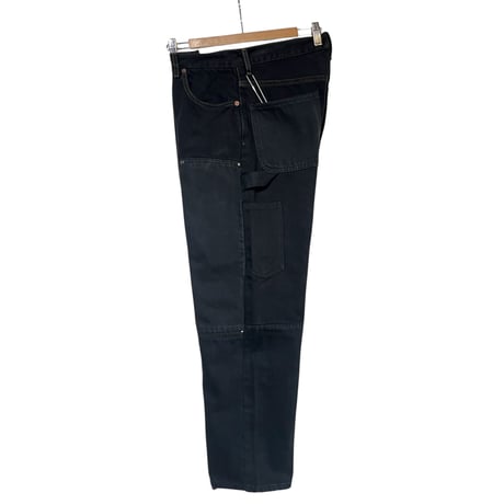 yoused "double knee painter pants" (black) size.1A unisex