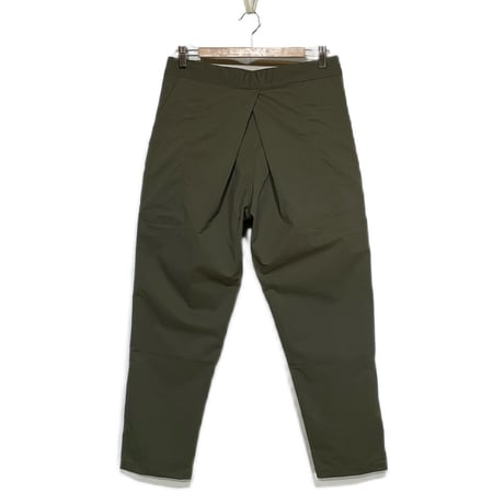 FUNSET OF ART "nylon gabardine HAKAMA stretch climbing pants"(olive)unisex