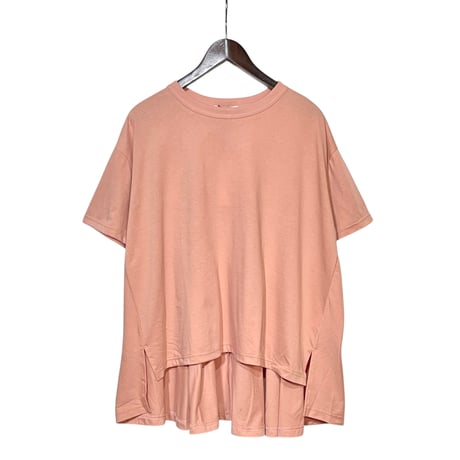 CAERULA PER LIGHTS"30 jersey back flare T"(pink)women's