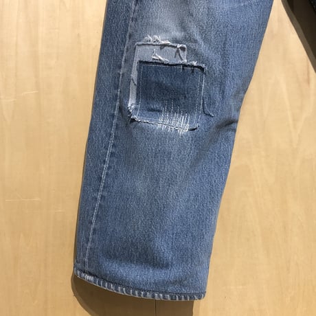 KNIFEWING"USA501 remake women's wide pants"(B)