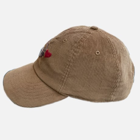 Let’s Kung-Fu “embroidery corduroy cap"(unisex )