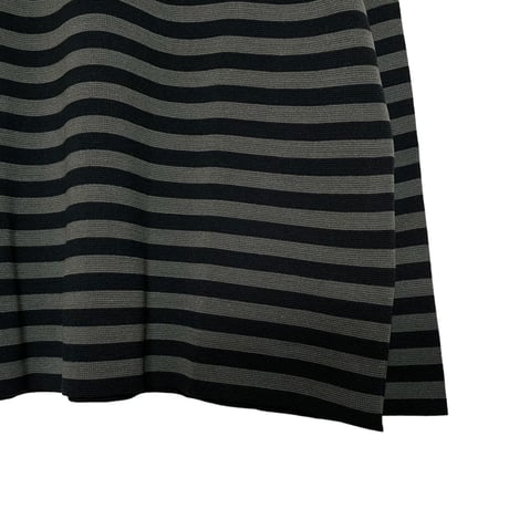 eyya"cotton knit crew neck "(black×charcoal)unisex