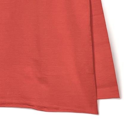TigreBrocante"medium hard 天竺 bottle neck 9分袖"(orange)unisex