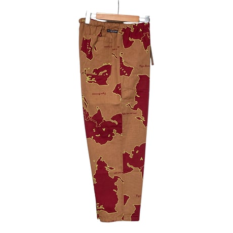TigreBrocante"army map grosgrain tagosaku pants“(beige)unisex