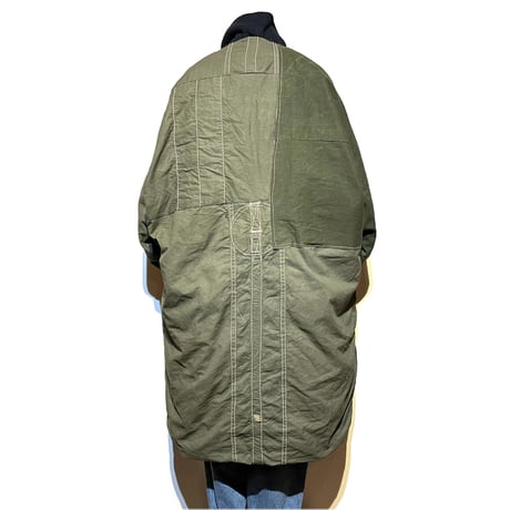 Slow Hands "recycle tent down coat"(olive)S-A unisex