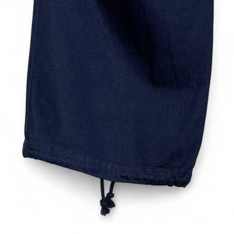 MOBTARIA"flight zip trousers"(indigo) unisex