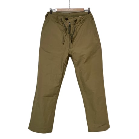 dip ltd "cotton×nylon grosgrain waist cord pants" (lt.brown)unisex