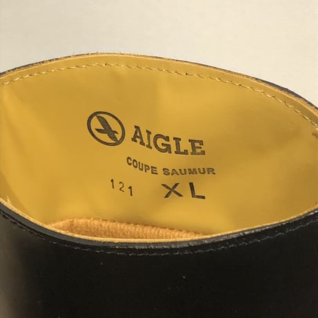 DEADSTOCK"AIGLE RUBBER BOOTS start"(black)