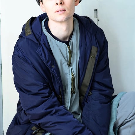 dip ltd "thinsulate®nylon duffle coat" (navy)unisex