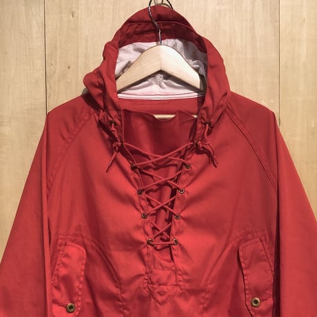original "60's TYPE US NAVY LACE UP DECK PARKA"(red)