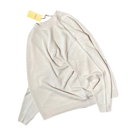 eyya"linen nylon crew neck"(light beige)unisex