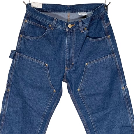 KEY industurieys,inc. "denim double front logger pants" (washed indigo) unisex