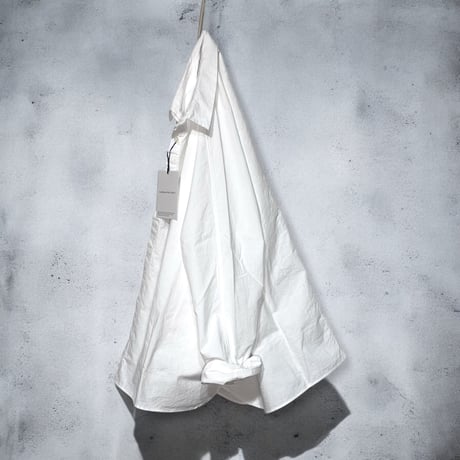 CAERULA PER LIGHTS"chambray asagi shirts"(white)unisex