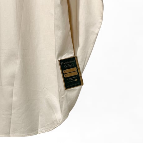 ASEEDONCLOUD"Handwerker organic cotton HW pull on shirts"(ivory)unisex