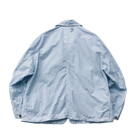 H.UNIT "stripe shirtalls" (blue) unisex