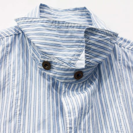 H.UNIT "stripe shirtalls" (blue) unisex