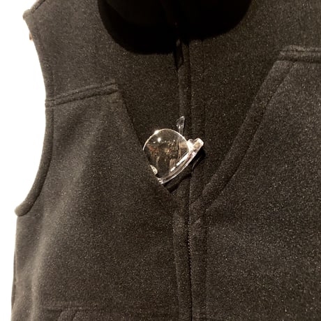 Day One Camouflage "hunting fleece vest with game pocket"(black)unisex